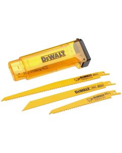 DEWALT Reciprocating Saw Blades, Bi-Metal Set With Case, 10-Piece