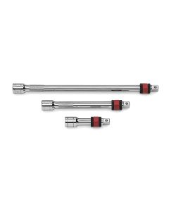 KDT81003 image(1) - GearWrench 3 Piece 1/4 Inch Drive Locking Extension Set 2 Inch, 3 Inch & 6 Inch