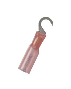 The Best Connection 22-18 #10 RED CS HEAT SHRINK HOOK 5 PCS