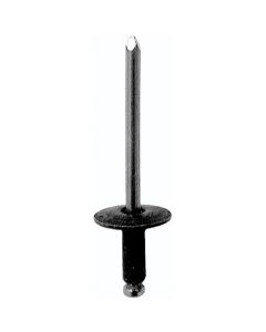AVC12657 image(0) - AUVECO 12657 Peel-Type Specialty Rivet, 3/16 in Dia x 1/4 to 3/8 in Grip Range, Black Steel Rivet/Steel Mandrel
