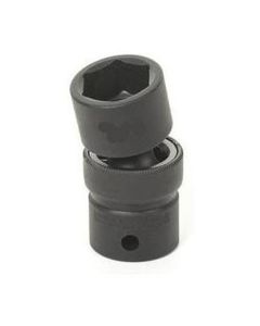 GRE2121UM image(0) - Grey Pneumatic 1/2" Drive x 21mm Standard Universal- 12 Point Socket - Black