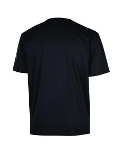 OBRZFI109-M image(1) - OBERON T-Shirt - 100% FR/Arc-Rated 7 oz Cotton Interlock - Short Sleeves - Navy - Size: M