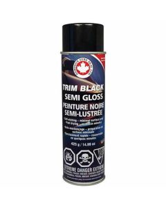 Dominion Sure Seal 24003 Trim Paint, 15 oz Aerosol Can, Aerosol, Semi Gloss Black