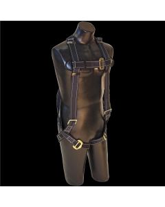 SRW800152 image(0) - FALL SAFE Safety Harness - A-SERIES NOMEX / KEVLAR WEB - Nomex / Kevlar Vest Style - Back, Pass Through, Pass Through - Size: Small