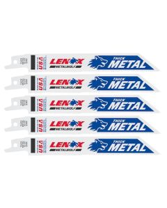 LEX20564614R image(0) - Lenox Tools 6 Inch 14 TPI Bi-Metal Reciprocating Saw Blades - 5 Pack