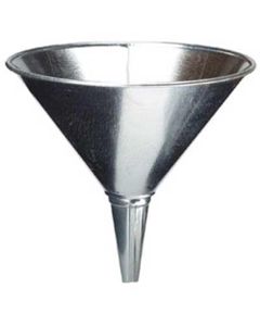 PLW75-003 image(1) - Plews Edelmann FUNNEL 8IN. DIA. 2 QUART GALV. STEEL BANDED TOP