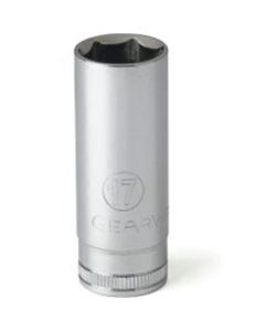 GearWrench 1/4 Inch Drive 6 Point Deep Metric Socket 7mm