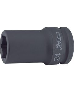 Ko-ken USA 16301X-22 3/4 Sq. Dr. Socket 22mm 6 point Length 75mm Thin walled