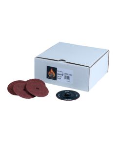 HIT324TK image(0) - High Teck Products Trim-Kut 324TK R-Style Disc, 3 in Dia, 24 Grit, Aluminum Oxide, Polymer Backing