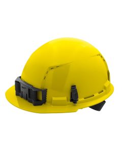 MLW48-73-1202 image(1) - Milwaukee Tool BOLT Yellow Front Brim Vented Hard Hat w/4pt Ratcheting Suspension (USA) - Type 1, Class C