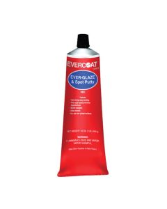 Fibre glass Evercoat Ever-Glaze and Red Lacquer Spot Putty Paste - 1 Pound Tube