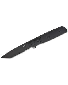 CRK5720K image(0) - CRKT (Columbia River Knife) Bamboozled D2 Oxide Plain Blade Assisted Folding Knife with Liner Lock G10 w/Stainless Steel Bolster Handle - Black