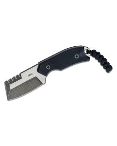 CRK4036 image(0) - CRKT (Columbia River Knife) Razel Compact D2 Stonewash Plain Blade Fixed Blade Knife with Sheath G10 Handle - Silver