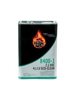 HIT8400-1 image(0) - High Teck Products 8400-1 Eco Clear 4:1, 2.1 VOC, High Gloss, Flexible, Gallon