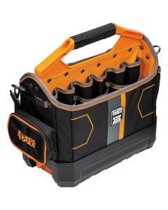 KLE62042 image(0) - Klein Tools Zipper Bag, Extra-Long Canvas Tool Pouch, 16-Inch, Natural