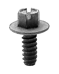 AUVECO PAK LIC PLATE SCREW SLTD HEX WSHR HD,#14 X 5/8 E-COAT
