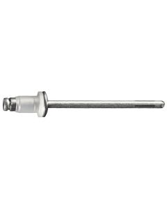 AUVECO 20788 Specialty Rivet, 1/8 in Dia x 3/64 to 1/8 in Grip Range, Aluminum Rivet/Steel Mandrel