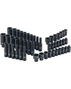 DWTDWMT19251 image(3) - DeWalt 1/4 Inch Drive Combination Impact Socket Set 6pt (48 piece)