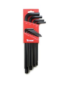 TIT12718 image(1) - TITAN 13-PC SAE LONG ARM HEX KEY SET
