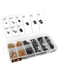 WLMW5285 image(0) - Wilmar Corp. / Performance Tool 170 Piece U-Clip Fastener Assortment