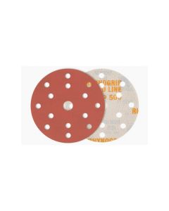Indasa USA,Inc. Medallion 320-1000 Rhynogrip Red Line XL Abrasive Solid Disc, 3 in Dia, 1000 Grit