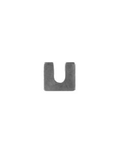 Disco Automotive Hardware 6016PK Shim, 1-1/4 x 1-1/8 in OD x 1/8 in THK x 3/8 in Slot, Steel, Bright Zinc