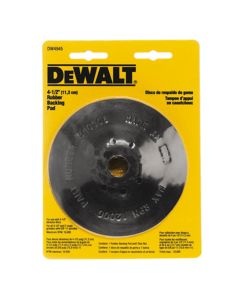DeWalt 4-1/2-in. Rubber Backing Pad with Locking Nut