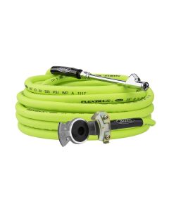LEGHGH2-FZ image(1) - Legacy Manufacturing Flexzilla Truck Tire Inflator Kit 3-Piece, 3/8" x 50' Hose, Glad-Hand Attachment, 30&deg; Dual Angle and Straight-On Air Chuck