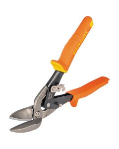 KLE2402S image(0) - Klein Tools Offset Straight-Cutting Aviation Snips