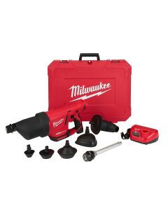 MLW2572B-21 image(2) - Milwaukee Tool M12 AIRSNAKE Drain Cleaning Air Gun Kit