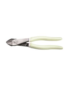 KLED200028GLW image(0) - Klein Tools Diagonal Cutting Pliers, High-Visibility, 8-Inch