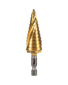 Klein Tools 12-Step Drill Bit, Double-Fluted, 3/16-Inch to 7/8-Inch