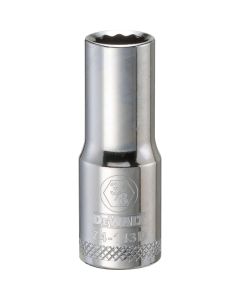DWTDWMT74143OSP image(0) - DEWALT 001Pc 38Dr Deep Socket-12Pt-3/8