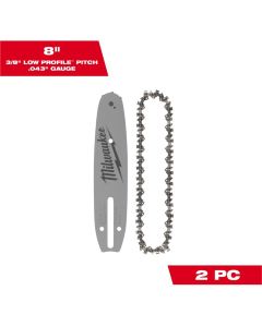 MLW49-16-2818 image(0) - Milwaukee Tool 8 Inch Pruning Saw Chain/Bar Combo