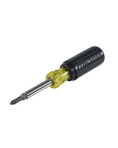 KLE32476 image(2) - Klein Tools Multi-Bit Screwdriver / Nut Driver, 5-in-1, Phillips, Slotted Bits