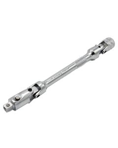 VIMDSE46A image(3) - VIM Tools 6 Inch OAL 1/4 Inch Drive Double Joint Universal Locking Extension with Spring-Loaded Male End
