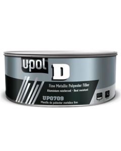 UPO0709 image(0) - U Pol Products U-POL D UP0709 Fine Metallic Polyester Filler, 1.1 L Tin, Silver, Solid, 2% Weight Hardener