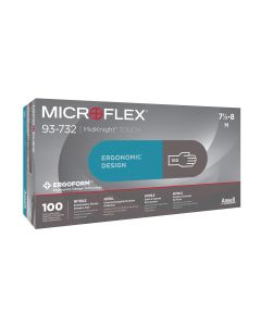 MFX93732XS-CASE image(1) - Microflex MICROFLEX Midknight Touch 93732 XS