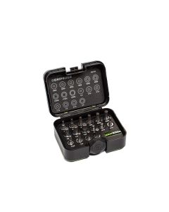 GETHB16S image(0) - Grip Edge Tools 16 Piece 3/8 Inch Drive Short Metric & SAE RPT Hex Driver Set