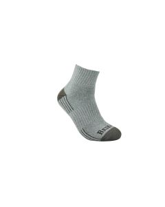 RDBBAML3Q image(1) - Redback Boots USA 1-Pair of Bamboo Qtr. Ankle Socks in Light Grey