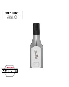 MLW45-34-1142 image(0) - Milwaukee Tool 3/8 Inch Drive 8mm Triple Square Bit Socket
