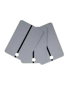 CTW9315-02-25 image(0) - CTW International Metal Spray Samples - Black Stripe on MEDIUM GRAY, 25 pcs per box
