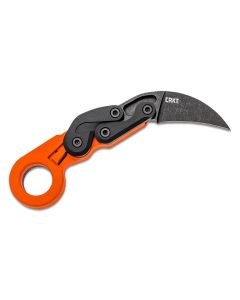 CRK4041O image(2) - CRKT (Columbia River Knife) Provoke 1.4116 Stonewash Plain Blade Folding Knife with Kinematic Grivory Handle - Orange