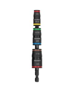 Klein Tools 7-in-1 Impact Rated Flip Socket Set with Ratcheting Handle