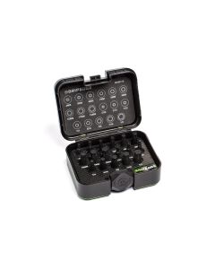GETMIHB17S image(0) - Grip Edge Tools 17-PC Master 3/8'' Dr Impact RPT Hex Driver Set