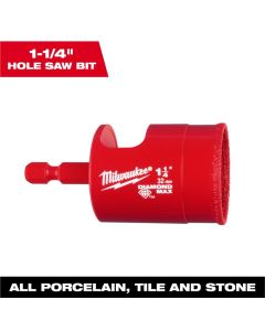 Milwaukee Tool  1-1/4 Inch Diamond Max Hole Saw Bit