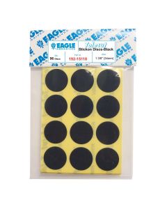 EAG192-15118 image(0) - Eagle Abrasives, Inc. KOVAX Tolecut 192-15118 Touch-Up Abrasive Disc, 1-3/8 in, 3000 Grit, Stickon (PSA) Attachment, Black