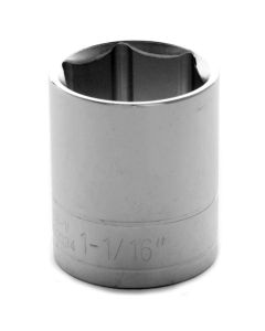 WLMW32034 image(0) - Wilmar Corp. / Performance Tool 1/2" Drive 1-1/16" 6pt Socket