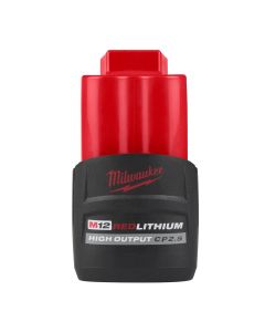 MLW48-11-2425 image(2) - Milwaukee Tool M12 REDLITHIUM HIGH OUTPUT CP2.5 Battery Pack