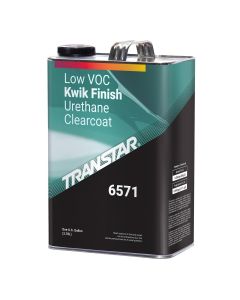 Transtar Autobody Products 6571 - Kwik 2.1 Low VOC Clearcoat - 1 Gallon Can - Kwik - 4:1 Mixing